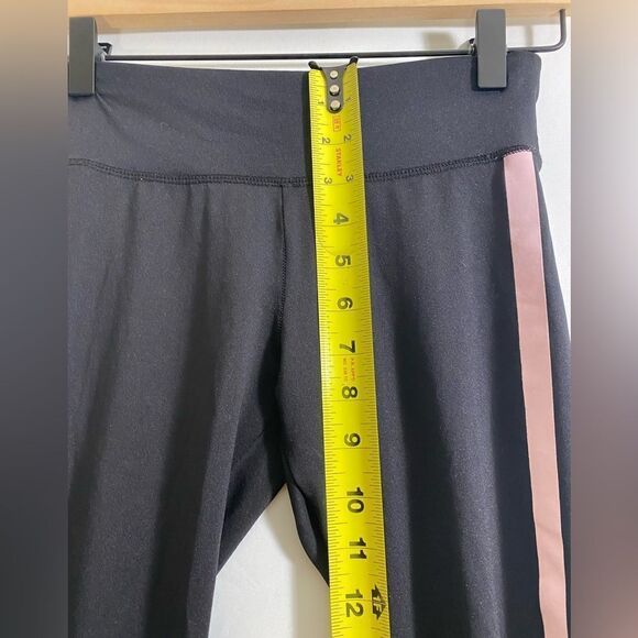 Justice black dance leggings 92% Polyester size 10 - Picture 2 of 6